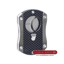 Cargar imagen en el visor de la galería, CORTADOR LOTUS CON DISEÑO FIBRA DE CARBONO - Puros Cubanos Originales | La Casa del Habano México