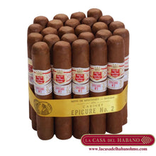 Cargar imagen en el visor de la galería, EPICURE No. 2 CAJA CON 25 UNIDADES - Puros Cubanos Originales | La Casa del Habano México