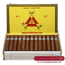 Cargar imagen en el visor de la galería, MONTECRISTO No. 5 CAJA CON 25 UNIDADES - Puros Cubanos Originales | La Casa del Habano México