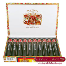 Cargar imagen en el visor de la galería, PUNCH PUNCH TUBOS DE ALUMINIO CAJA CON 10 UNIDADES - Puros Cubanos Originales | La Casa del Habano México