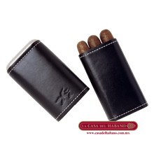 Cargar imagen en el visor de la galería, PURERA XIKAR DE PIEL PARA 3 PUROS - Puros Cubanos Originales | La Casa del Habano México