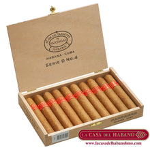 Cargar imagen en el visor de la galería, SERIE D No. 4 CAJA CON 25 UNIDADES - Puros Cubanos Originales | La Casa del Habano México