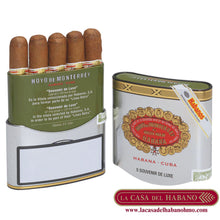 Cargar imagen en el visor de la galería, SOUVENIR DE LUXE LATA CON 5 UNIDADES - Puros Cubanos Originales | La Casa del Habano México