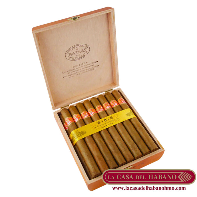 8 - 9 - 8 CAJA CON 25 UNIDADES - Puros Cubanos Originales | La Casa del Habano México
