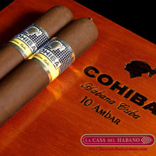 Cargar imagen en el visor de la galería, AMBAR CAJA CON 10 UNIDADES - Puros Cubanos Originales | La Casa del Habano México
