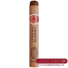 Cargar imagen en el visor de la galería, CEDROS DE LUXE No. 3 CAJA CON 25 UNIDADES - Puros Cubanos Originales | La Casa del Habano HMO
