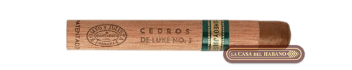 CEDROS DE LUXE No. 3 CAJA CON 25 UNIDADES - Puros Cubanos Originales | La Casa del Habano México