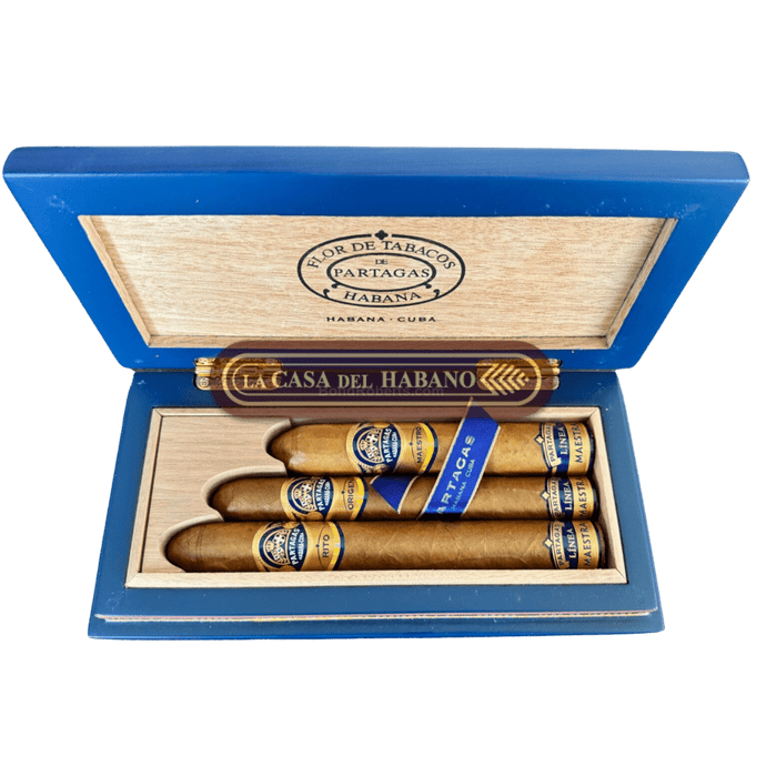 COLECCION LINEA MAESTRA CAJA CON 3 UNIDADES - Puros Cubanos Originales | La Casa del Habano México