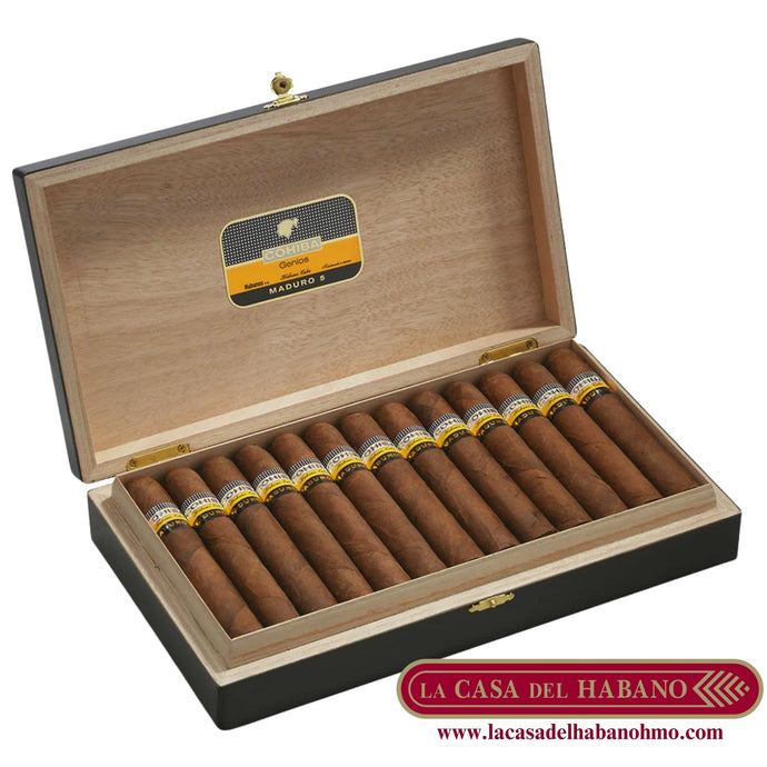 GENIOS LÍNEA MADURO 5 CAJA CON 25 UNIDADES - Puros Cubanos Originales | La Casa del Habano México
