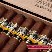 Cargar imagen en el visor de la galería, GENIOS LÍNEA MADURO 5 CAJA CON 25 UNIDADES - Puros Cubanos Originales | La Casa del Habano México
