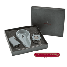 Cargar imagen en el visor de la galería, GIFT SET CENICERO, CORTADOR Y ENCENDEDOR LOTUS - Puros Cubanos Originales | La Casa del Habano México
