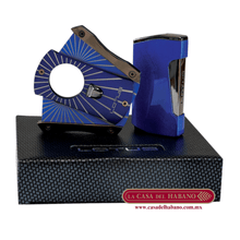 Cargar imagen en el visor de la galería, GIFT SET CORTADOR Y ENCENDEDOR CHROMA - Puros Cubanos Originales | La Casa del Habano México
