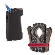 Cargar imagen en el visor de la galería, GIFT SET CORTADOR Y ENCENDEDOR CHROMA - Puros Cubanos Originales | La Casa del Habano México
