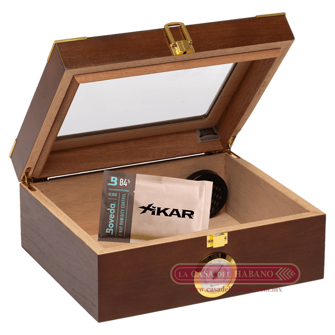 HUMIDOR CON VIDRIO PARA 50 PUROS - Puros Cubanos Originales | La Casa del Habano México