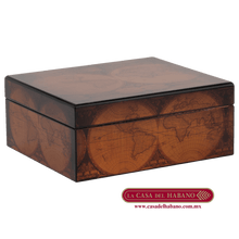 Cargar imagen en el visor de la galería, HUMIDOR MUNDO PARA 50 PUROS - Puros Cubanos Originales | La Casa del Habano México
