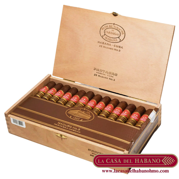 MADURO No. 3 CAJA CON 25 UNIDADES - Puros Cubanos Originales | La Casa del Habano México