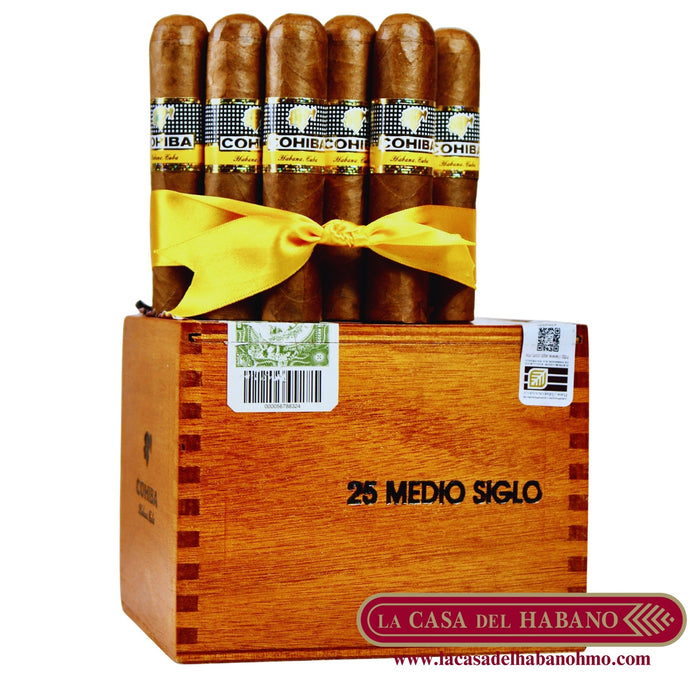 MEDIO SIGLO CAJA CON 25 UNIDADES - Puros Cubanos Originales | La Casa del Habano México
