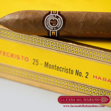 Cargar imagen en el visor de la galería, MONTECRISTO No. 2 CAJA CON 25 UNIDADES - Puros Cubanos Originales | La Casa del Habano México
