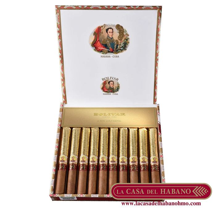 NEW GOLD MEDAL CAJA CON 10 UNIDADES - Puros Cubanos Originales | La Casa del Habano México