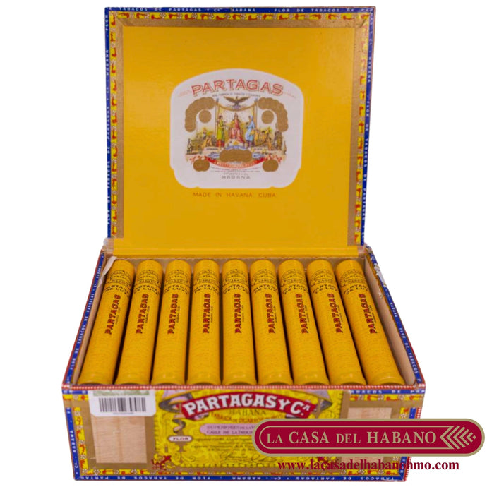 PARTAGAS DE LUXE TUBOS DE ALUMINIO CAJA CON 25 UNIDADES - Puros Cubanos Originales | La Casa del Habano México