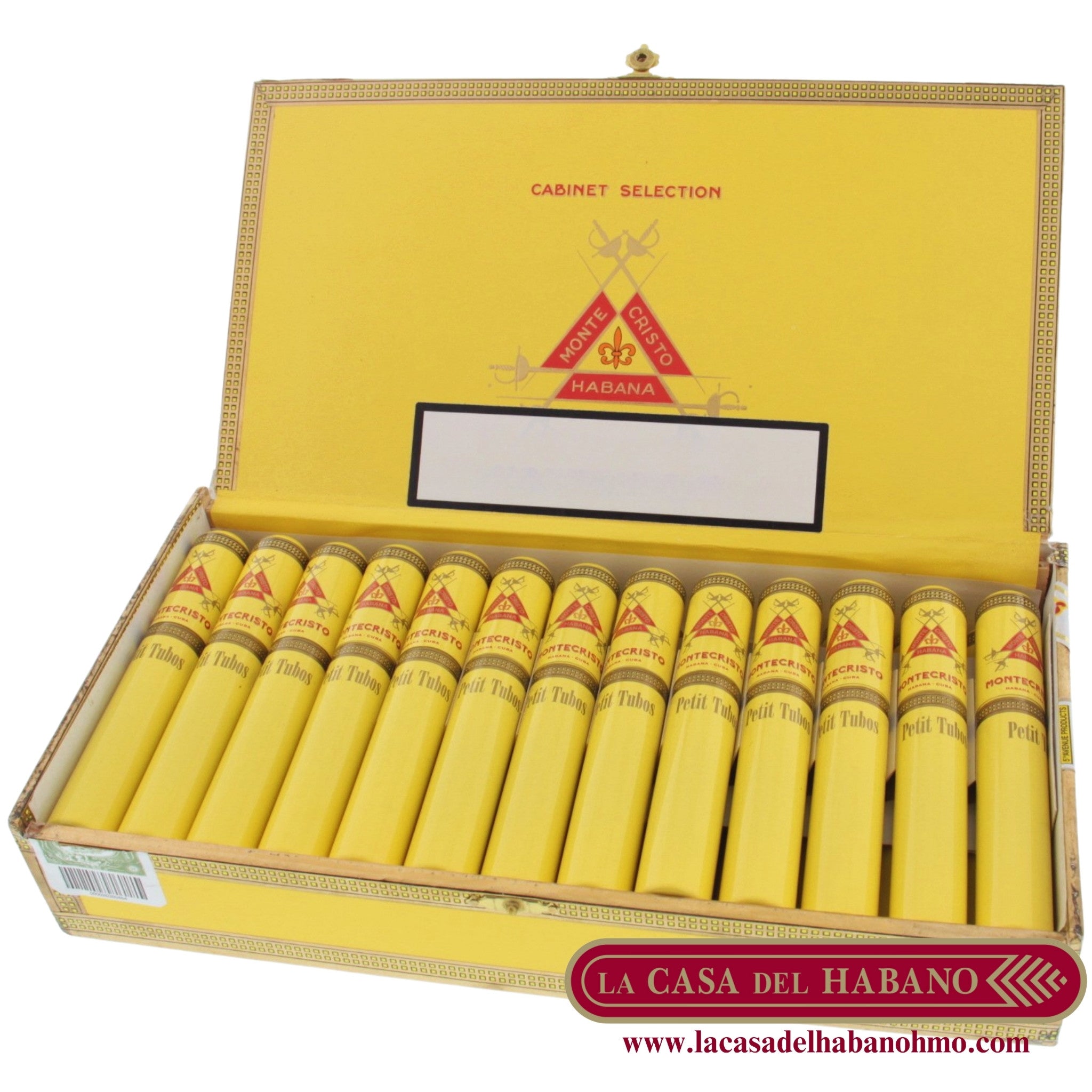 350793 Ring Gauge Premium Montecristo Petit Tubos - 25 Cigars (packs Of 5) For ...