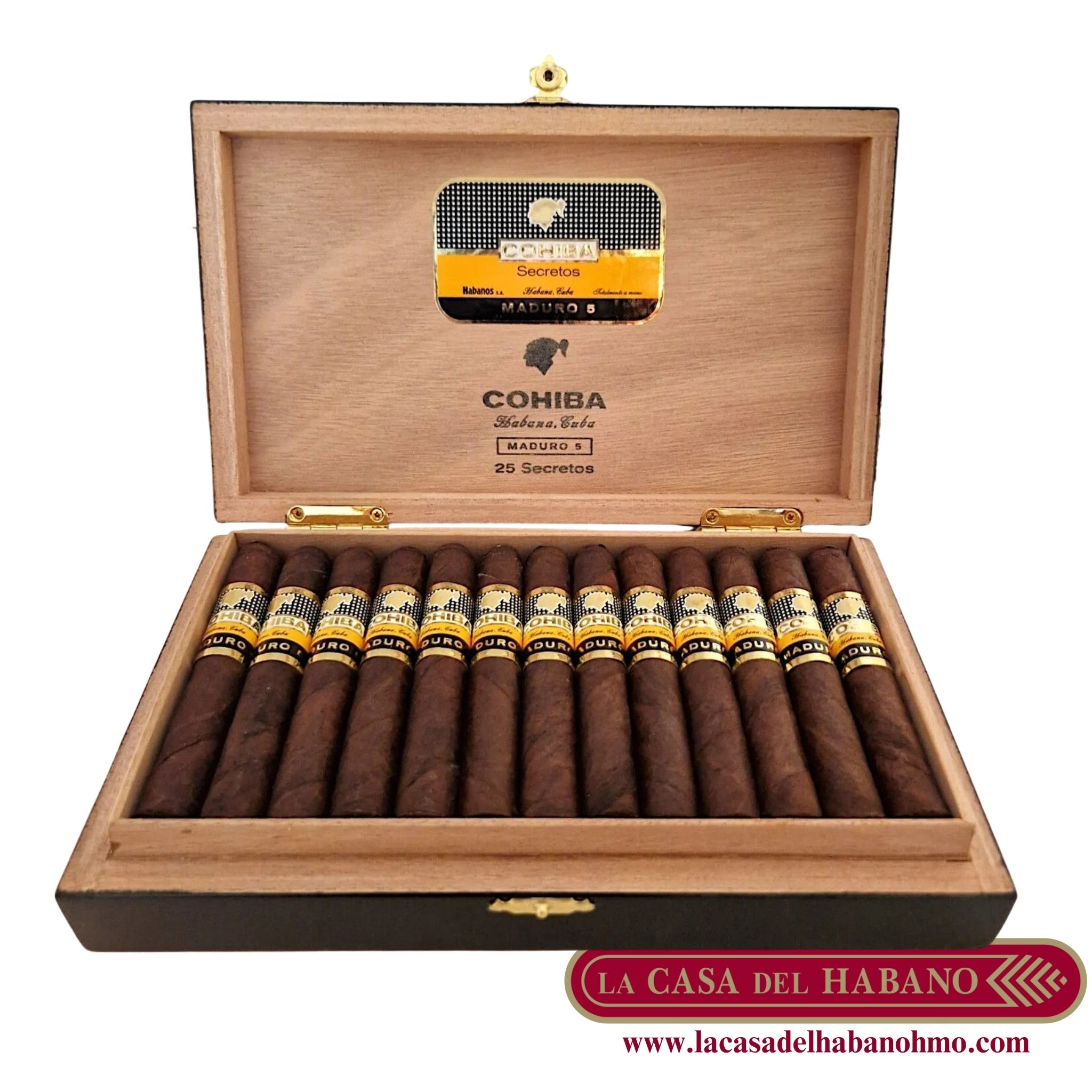 Cohiba Secretos Maduro 5 | Compra Caja 25 Puros Cubanos Originales