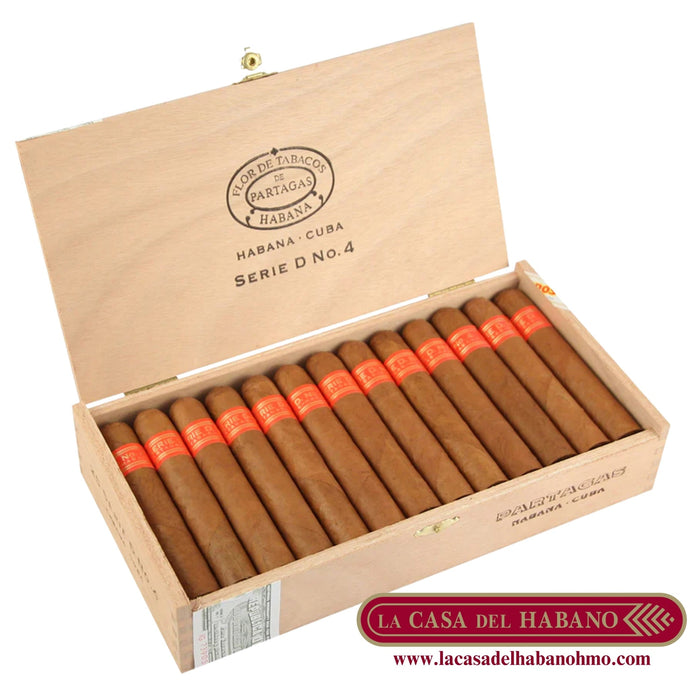 SERIE D No. 4 CAJA CON 25 UNIDADES - Puros Cubanos Originales | La Casa del Habano México