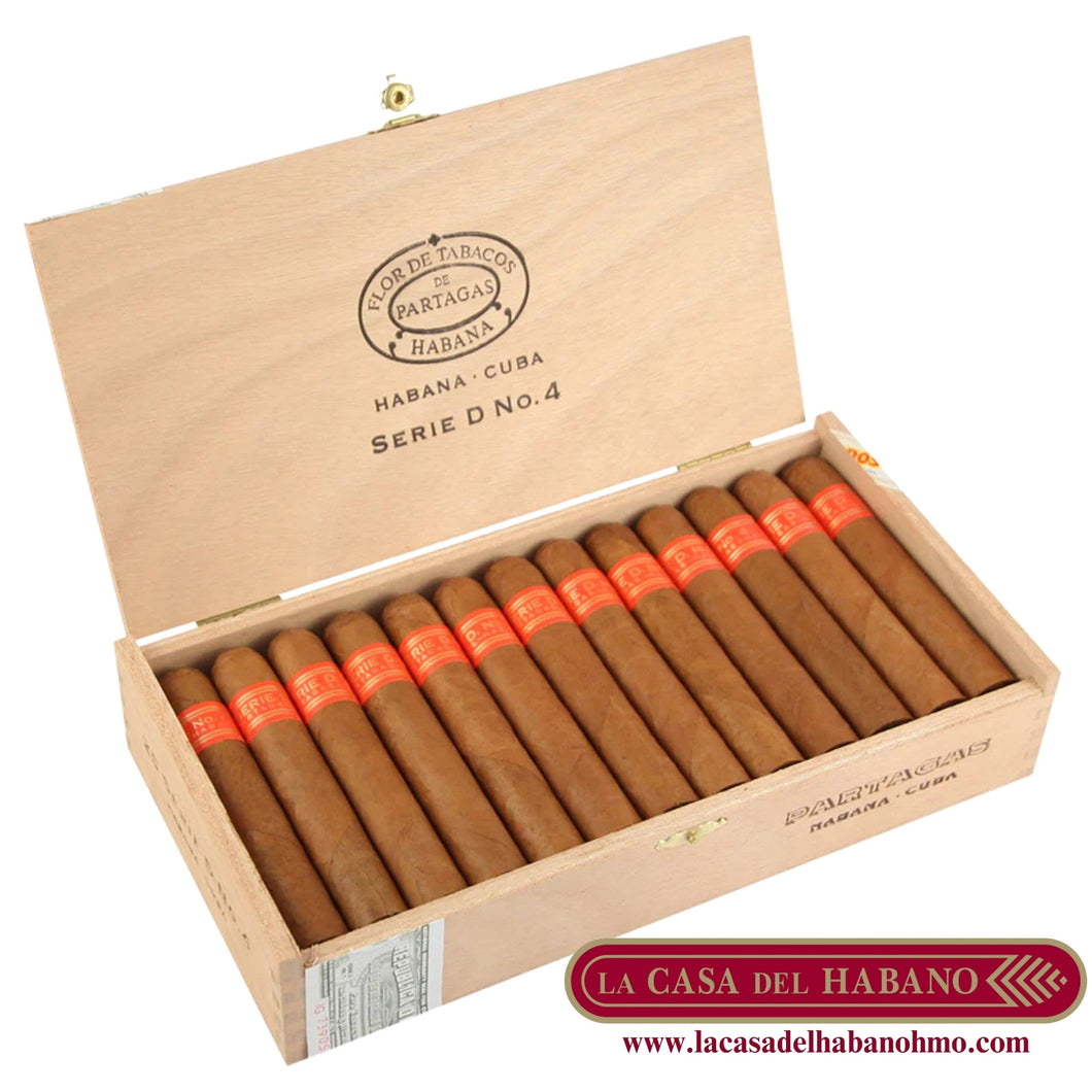 SERIE D No. 4 CAJA CON 25 UNIDADES - Puros Cubanos Originales | La Casa del Habano México