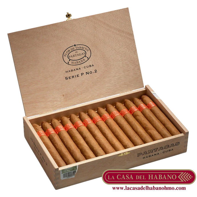 SERIE P No. 2 CAJA CON 25 UNIDADES - Puros Cubanos Originales | La Casa del Habano México