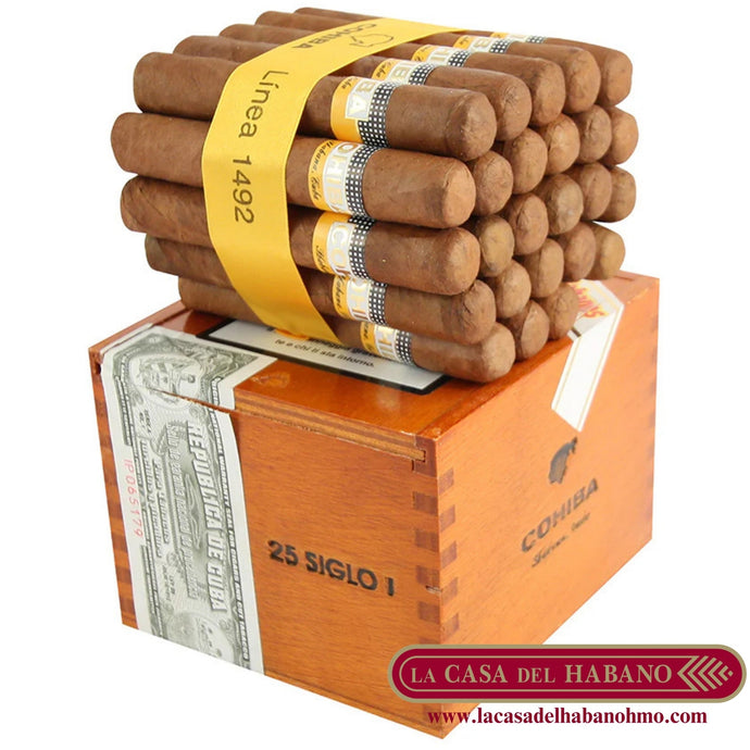 SIGLO I CAJA CON 25 UNIDADES - Puros Cubanos Originales | La Casa del Habano México