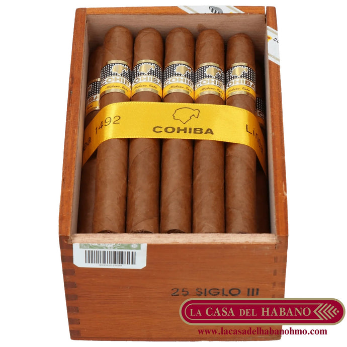 SIGLO III CAJA CON 25 UNIDADES - Puros Cubanos Originales | La Casa del Habano México