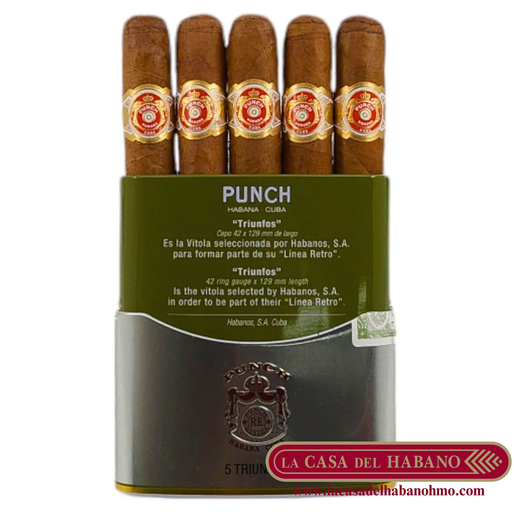 TRIUNFOS LATA CON 5 UNIDADES - Puros Cubanos Originales | La Casa del Habano México
