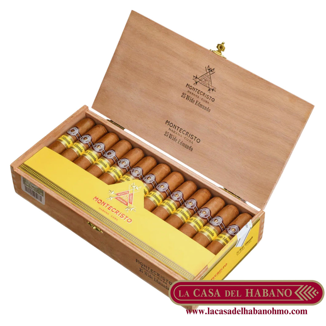 WIDE EDMUNDO CAJA CON 25 UNIDADES - Puros Cubanos Originales | La Casa del Habano México