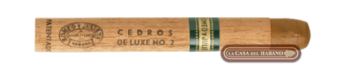 CEDROS DE LUXE No. 2 CAJA CON 25 UNIDADES - Puros Cubanos Originales | La Casa del Habano México